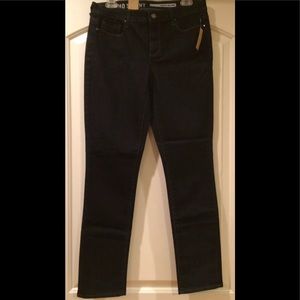 DKNY jeans denim soho skinny mid rise regular fit dark blue 4 x 30